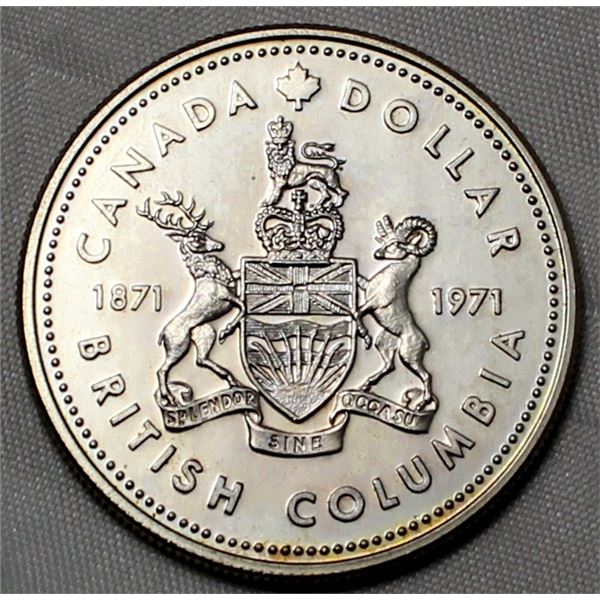 Canada Dollar 1971 BC Centennial