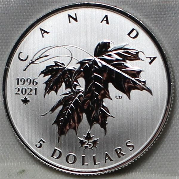 Canada $5 2021 25th Anniversary of the Arboreal emblem