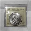 Image 1 : ICCS CAN 1935 $1 MS64