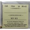 Image 4 : ICCS CAN 1944 5C MS65