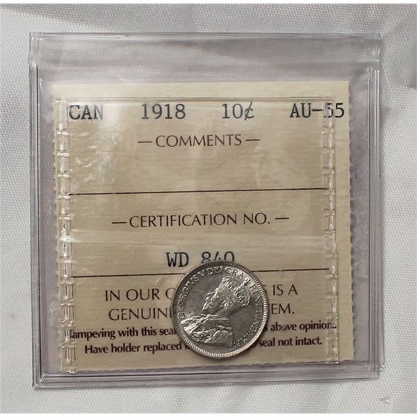 ICCS CAN 1918 10C AU55