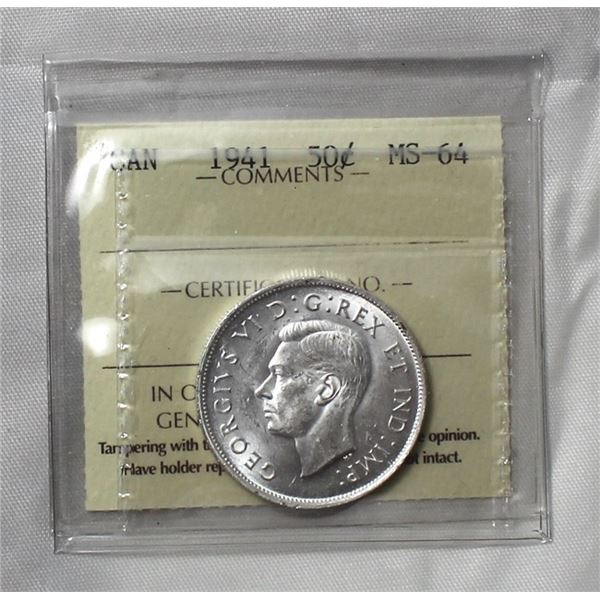 ICCS CAN 1941 50C MS64