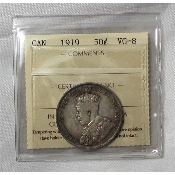 ICCS CAN 1919 50C VG-8