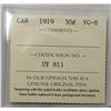 Image 4 : ICCS CAN 1919 50C VG-8