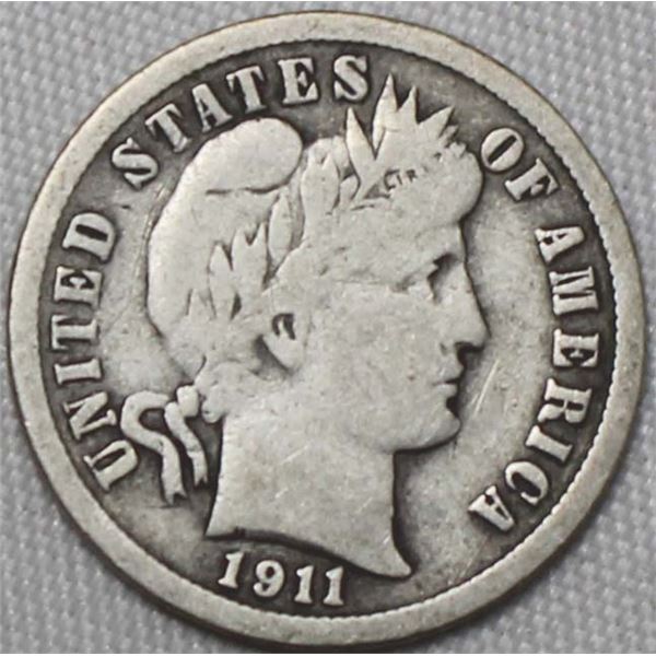USA 1911 Barber Dime