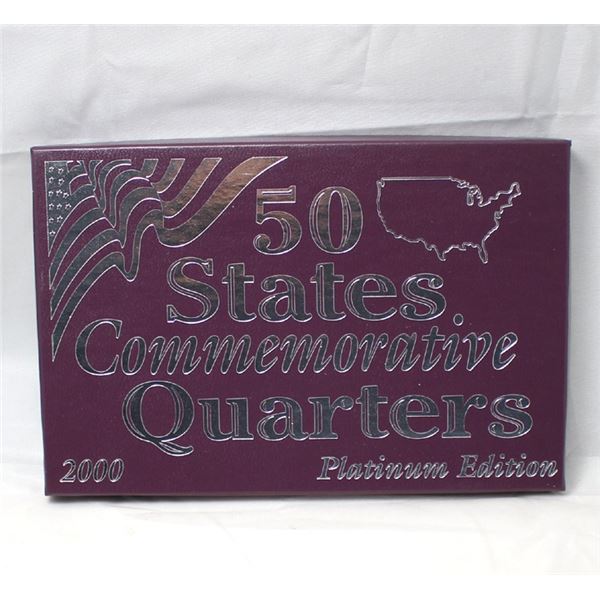 USA 2000 Commemorative Quarters Platinum Ed