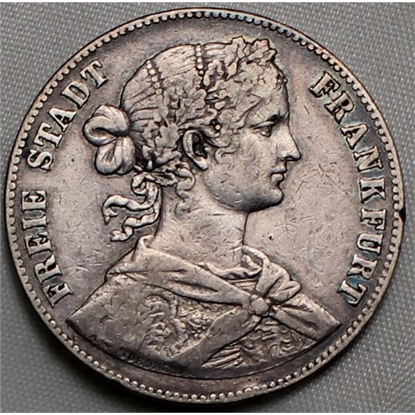 German States Frankfurt AM 1860 Thaler