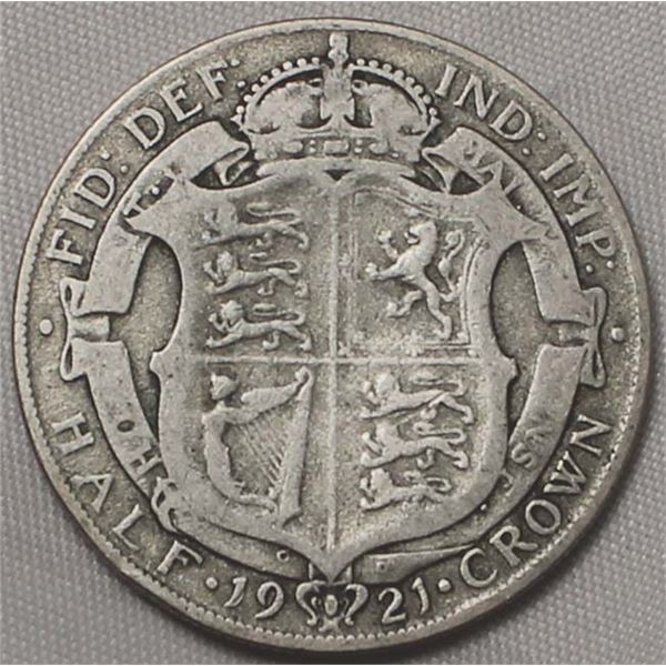 Great Britain George V 1921 Half Crown