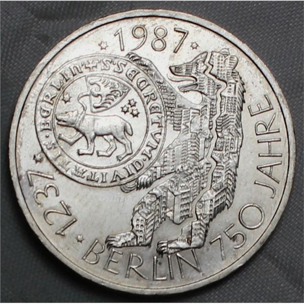 Germany 1987 10 Marks 750 yrs of Berlin