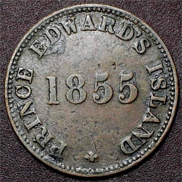 Canada PEI 1855 Self Govt and Free Trade Token PE-7A1 BR918