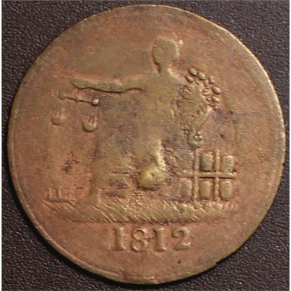 Canada Tiffin Token 1812 LC48 Br732_IMG_72-8291