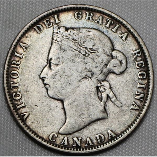 Canada 25Cents 1872H