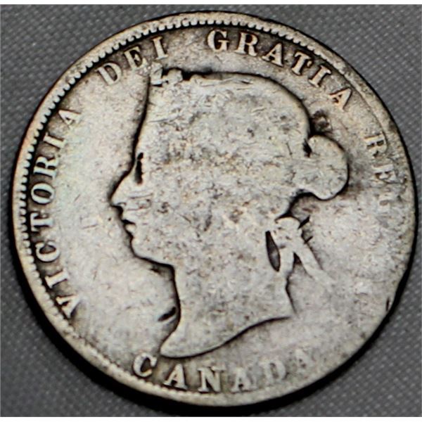 Canada 25Cents 1874H