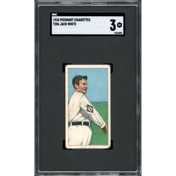 1909-11 T206 #510 Jack White (SGC 3)