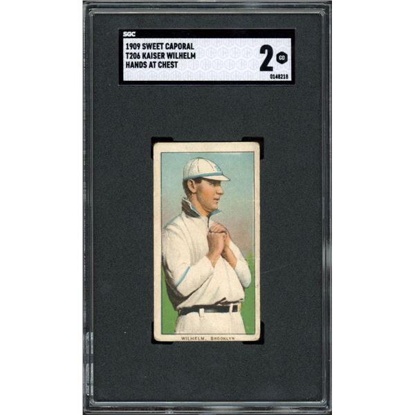 1909-11 T206 #511 Kaiser Wilhelm (SGC 2)