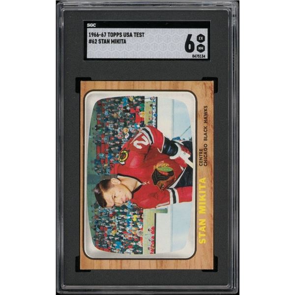 1966-67 Topps USA #62 Stan Mikita (SGC 6)