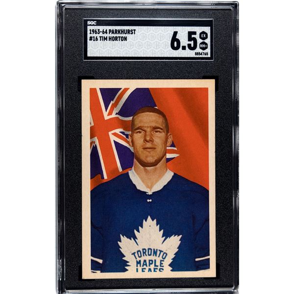1963-64 Parkhurst #16 Tim Horton (SGC 6.5)
