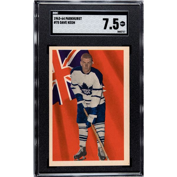 1963-64 Parkhurst #75 Dave Keon (SGC 7.5)