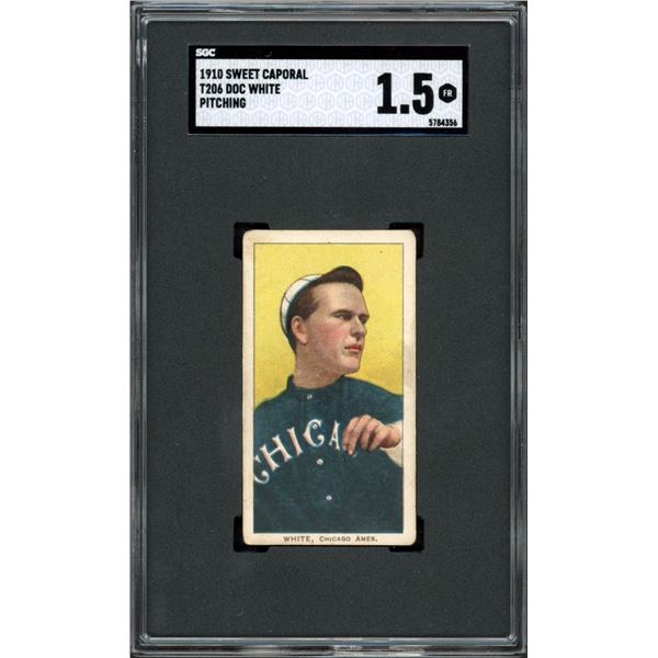1909-11 T206 #507 Doc White (SGC 1.5)