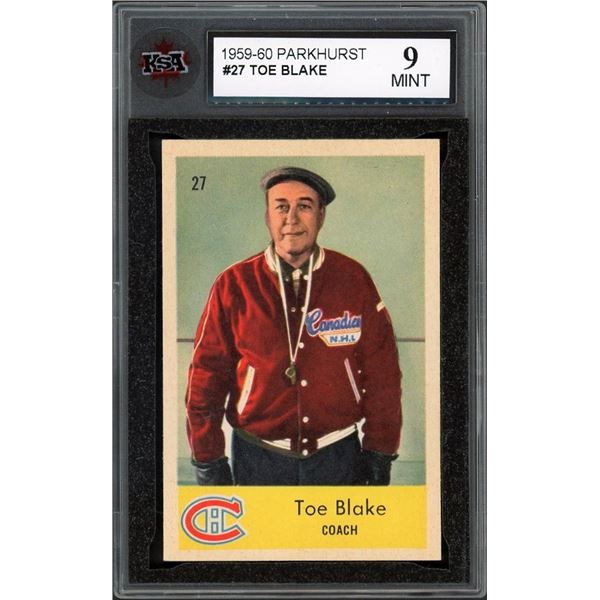 1959-60 Parkhurst #27 Toe Blake (KSA 9)