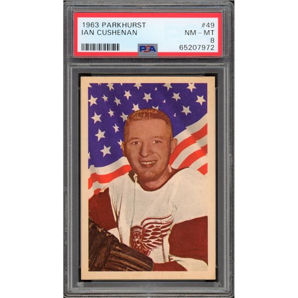 1963-64 Parkhurst #49 Ian Cushenan (PSA 8)