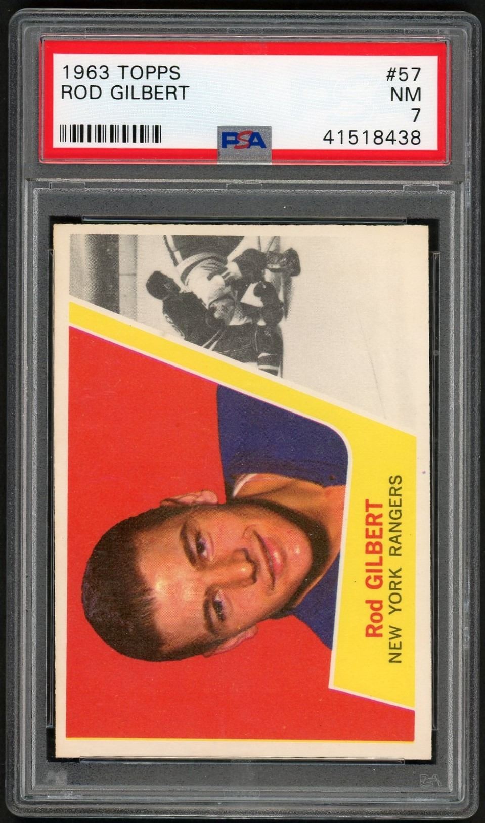 1963-64 Topps #57 Rod Gilbert (PSA 7)