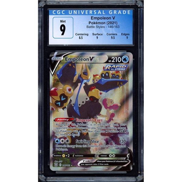 Pokemon: 2021 Empoleon V Alt Art (CGC 9)
