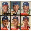 Image 2 : Lot of 12 x 1953 Topps Baseball Cards