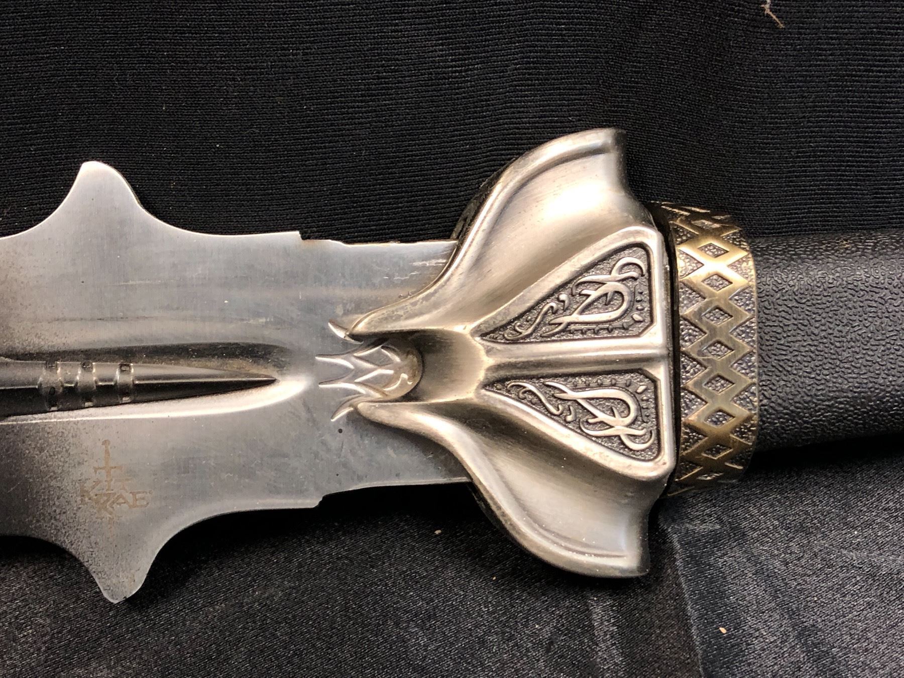 Kit Rae Hand Weapon Custom designed Kit Rae Avoloche hand crafted metal sword (Model KR0038)