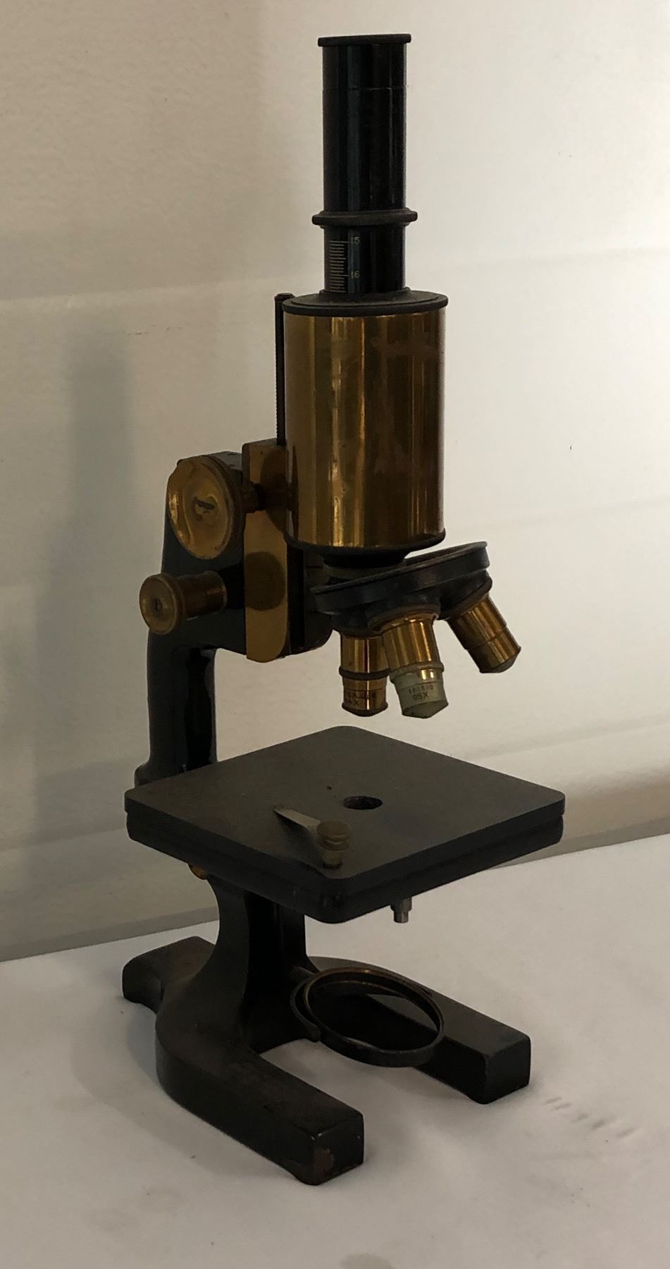 Punk Microscope Antique custom designed Steam Punk style prop Spencer microscope