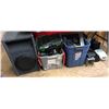 Image 1 : Large group of misc. items - includes woofer/ electronics/ speakers/ props etc.