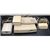 Image 1 : Group of assorted vintage Apple electronics - includes Macintosh floppy disk readers/ keyboard/ powe