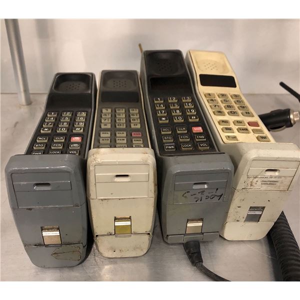 First Cell Phones Group of four assorted collectable vintage Motorola brick phones (first ...