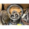 Image 2 : Shelf lot of misc. scrap metal and parts