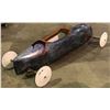 Image 1 : Custom-painted Speedway vintage racing car signed Vanessa Dingillo - this was a soapbox racer t