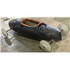 Image 2 : Custom-painted Speedway vintage racing car signed Vanessa Dingillo - this was a soapbox racer t