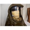 Image 2 : "Battlestar Galactica" - Hazmat helmet w/ extra green hood. Interior lights function, microphone plu