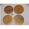 Image 3 : "Magicians" - Group of 4 Sidual coins