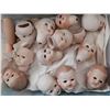 Image 1 : Large group of porcelain doll parts - includes heads/ bodies/ arms/ legs/ feet/ glass eyes/ hair/ sk