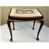 Image 2 : Upholstered Wooden Stool