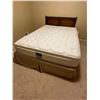 Image 1 : Double Mattress, box spring, headboard and rails