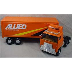 ERTL ALLIED MOVERS SEMI TRUCK AND TRAILER