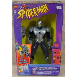 TOY BIZ MARVEL COMICS SPIDER-MAN W/ SPIDER ARMOUR 