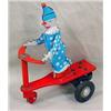 Image 1 : VINTAGE BUDAPEST TIN CLOWN ON TRIKE