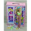 Image 1 : BARBIE CARRYING CASE W/ BARBIE DOLL AND HANGERS