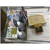 Image 1 : BOX C/W HAND SANITIZER, COFFEE FILTERS, STIR STICKS, ETC