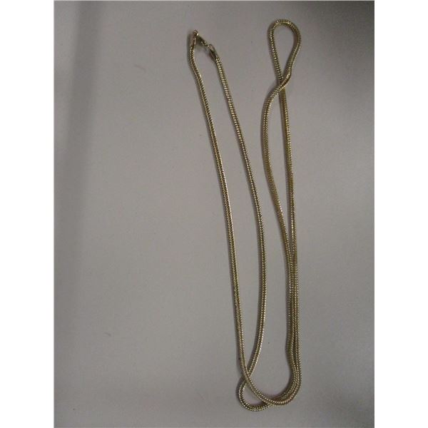 18 KT GOLD STAMPED 35.5" NECKLACE