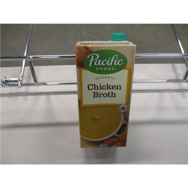 SHELF PULLS (AS IS):  CHICKEN BROTH (1 L) - PER CARTON