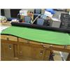 Image 1 : GREEN VINYL UPHOLSTERY (APPROX. 2 YARDS) - ROLL