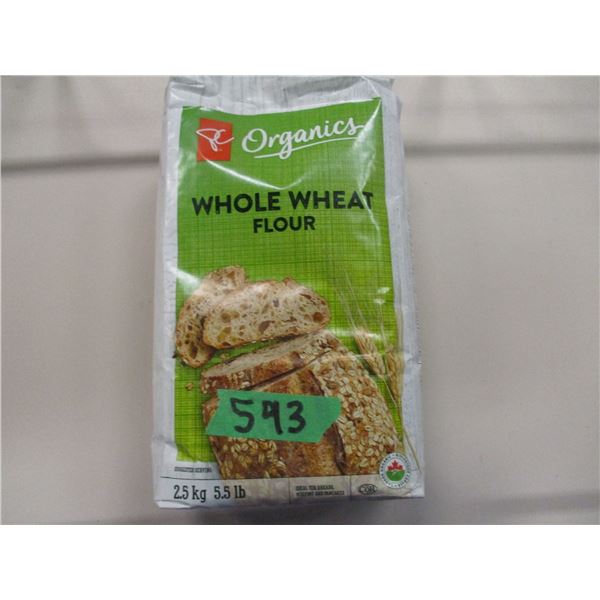 SHELF PULLS (AS IS):  PC WHOLE WHEAT FLOUR (5.5 KG) - PER BAG